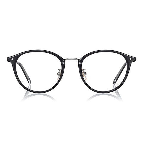 Graph Belle Black Full Rim Boston left side