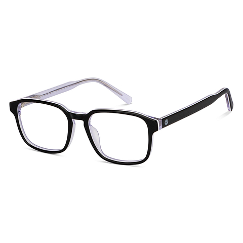 Hooper Online Crystal Transparent Full Rim Rectangle left side