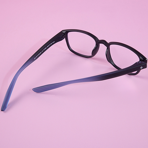 Hooper Online Black Full Rim Rectangle left side