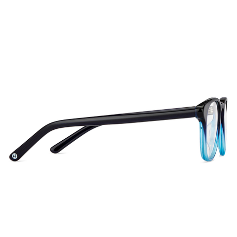 Hooper Online Black Full Rim Round left side