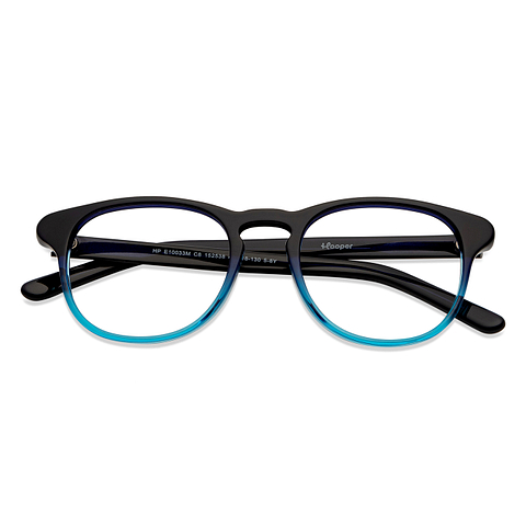 Hooper Online Black Full Rim Round left side