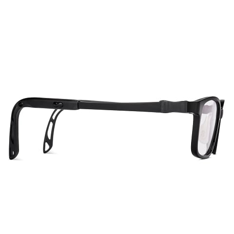 Hooper Black Full Rim Rectangle left side