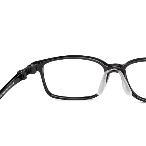 Hooper Black Full Rim Rectangle right side