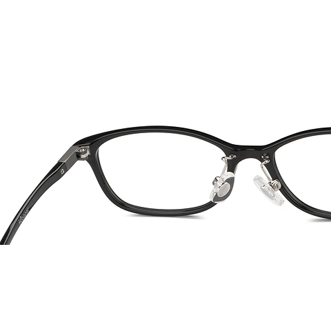 Hooper Black Full Rim Rectangle right side