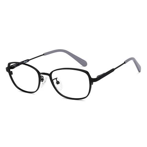 Hooper Black Full Rim Rectangle right side