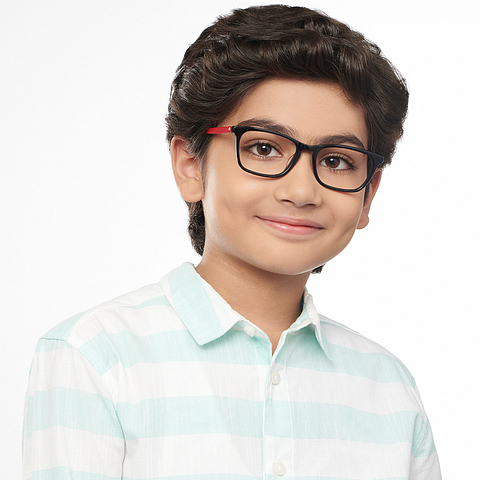 Hooper Online Black Full Rim Rectangle right side