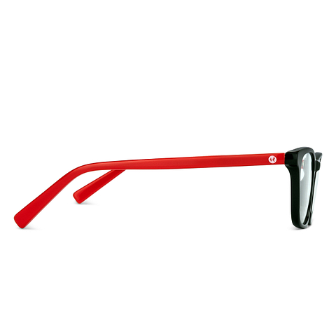 Hooper Online Black Full Rim Rectangle left side