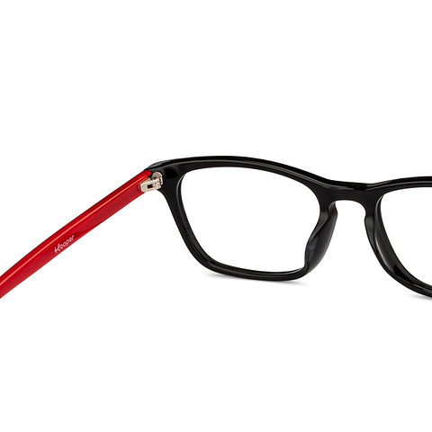 Hooper Online Black Full Rim Rectangle right side
