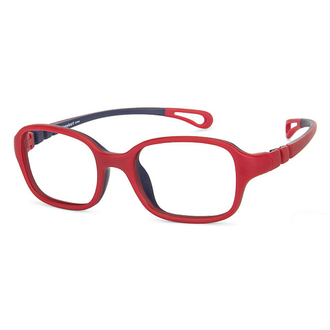 Hooper online Matte Red Blue Full Rim Square right side