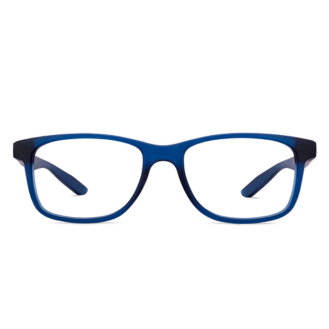 Hooper Sky Blue Full Rim Rectangle right side