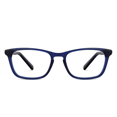 Hooper Online Sky Blue Full Rim Rectangle left side