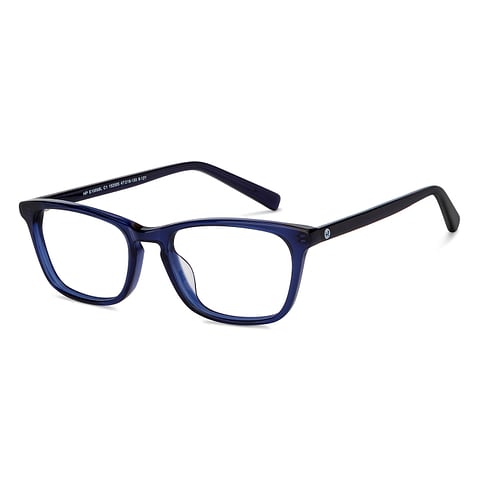 Hooper Online Sky Blue Full Rim Rectangle left side