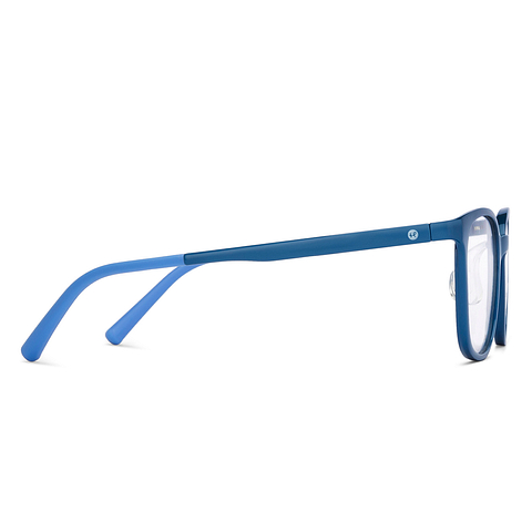 Hooper Sky Blue Full Rim Square left side