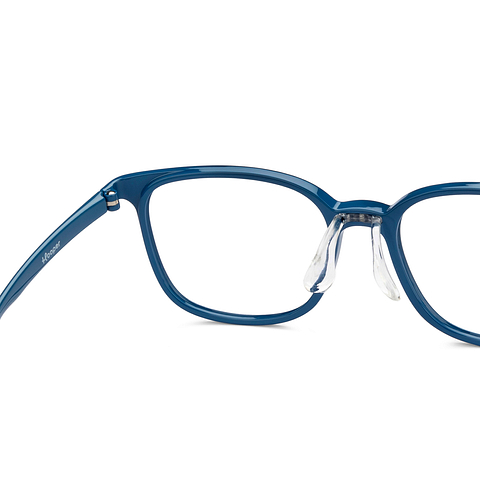 Hooper Sky Blue Full Rim Square right side