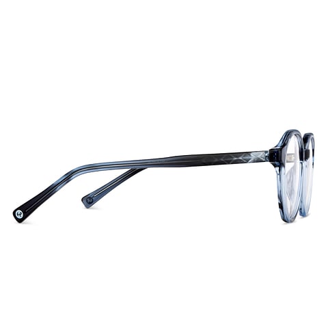 Hooper Online Sky Blue Full Rim Round left side