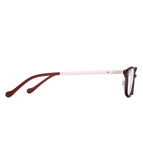 Hooper Light Brown Full Rim Rectangle left side