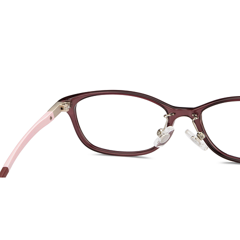 Hooper Light Brown Full Rim Rectangle right side