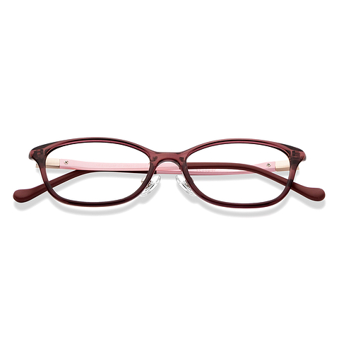 Hooper Light Brown Full Rim Rectangle left side