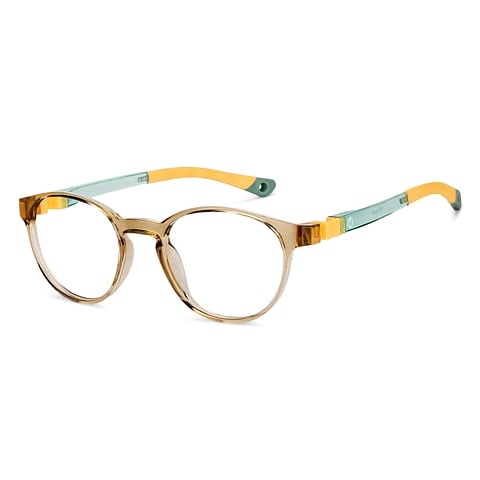 Hooper Online Brown Transparent Full Rim Round left side