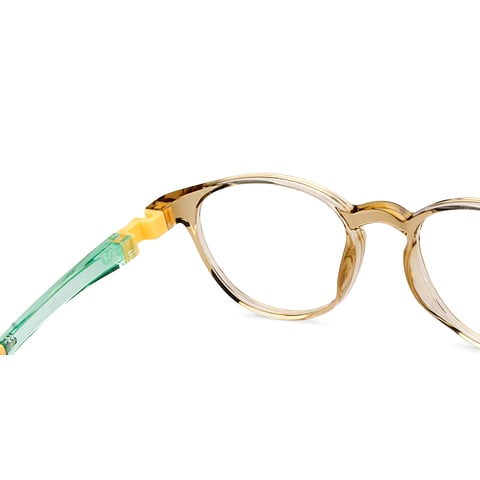 Hooper Online Brown Transparent Full Rim Round right side