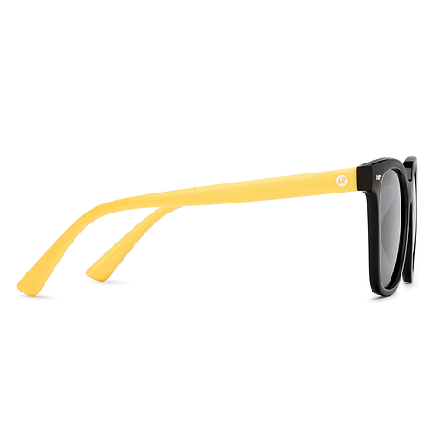 Hooper Black Full Rim Square left side