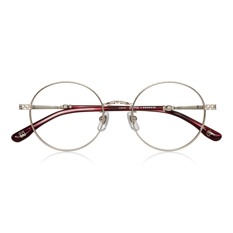 Harry Potter × OWNDAYS Gold Full Rim Round left side