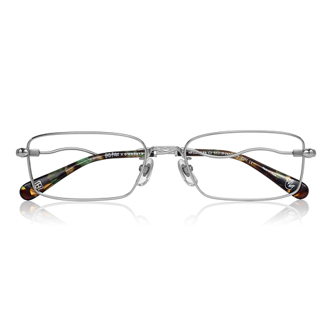 Harry Potter × OWNDAYS Silver Full Rim Rectangle left side