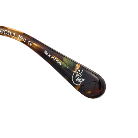 Harry Potter × OWNDAYS Silver Full Rim Rectangle left side