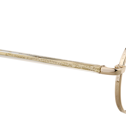 Harry Potter × OWNDAYS Gold Full Rim Boston left side