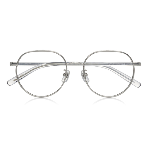 Harry Potter × OWNDAYS Silver Full Rim Boston left side