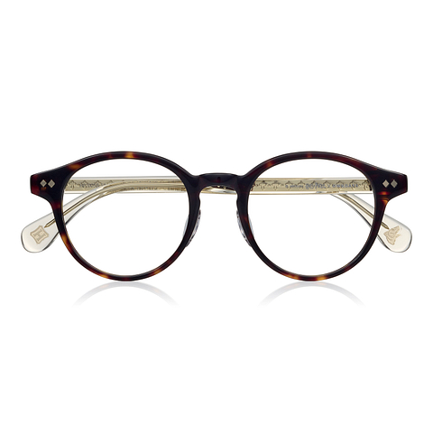 Harry Potter × OWNDAYS Brown Demi Full Rim Boston left side