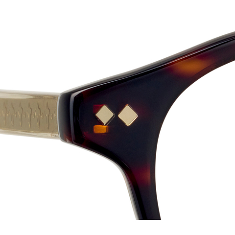 Harry Potter × OWNDAYS Brown Demi Full Rim Boston right side