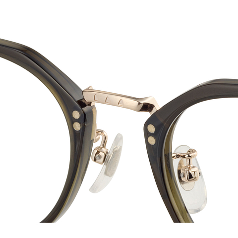 Harry Potter × OWNDAYS Clear Brown Full Rim Boston right side