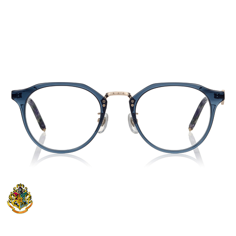 Harry Potter × OWNDAYS Clear Blue Full Rim Boston right side