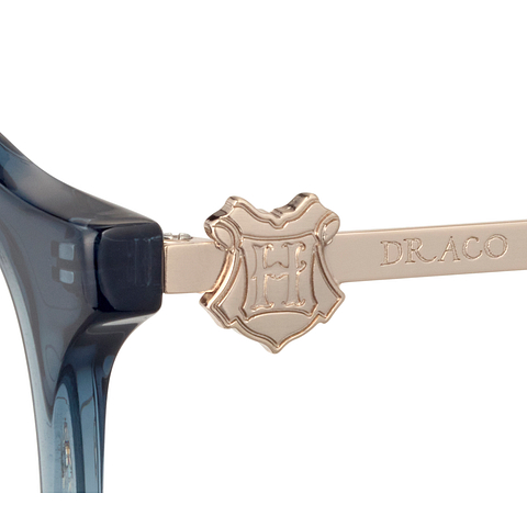 Harry Potter × OWNDAYS Clear Blue Full Rim Boston left side