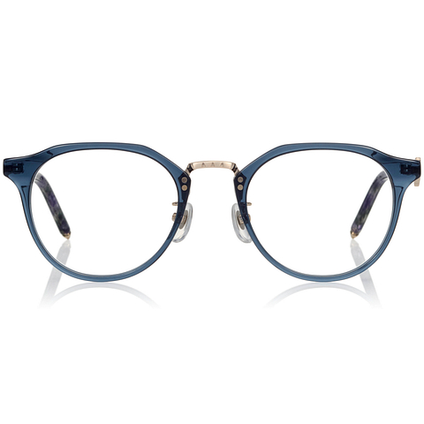 Harry Potter × OWNDAYS Clear Blue Full Rim Boston left side