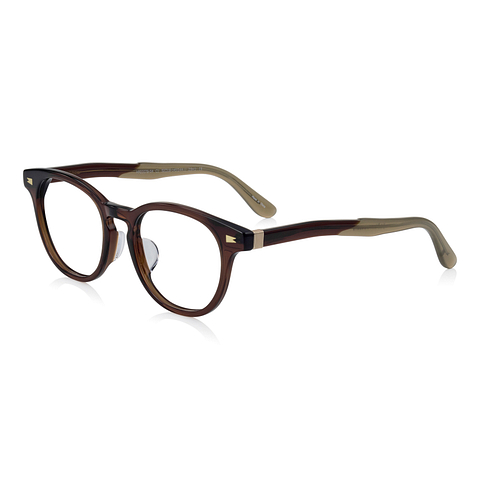 Harry Potter × OWNDAYS Dark Brown Full Rim Wellington left side