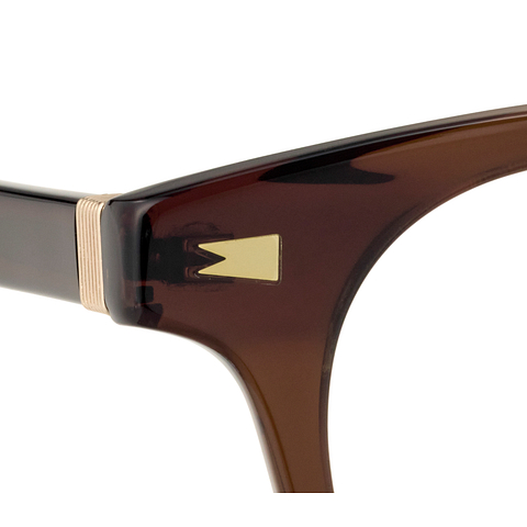 Harry Potter × OWNDAYS Dark Brown Full Rim Wellington right side