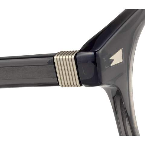 Harry Potter × OWNDAYS Dark Grey Full Rim Wellington left side