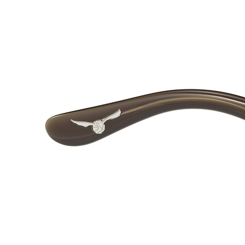 Harry Potter × OWNDAYS Dark Grey Full Rim Wellington left side