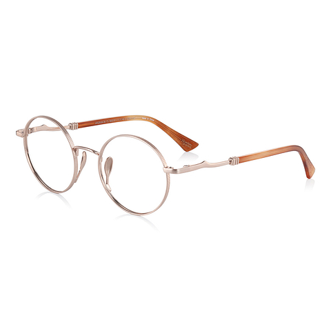Harry Potter × OWNDAYS Gold Full Rim Round right side