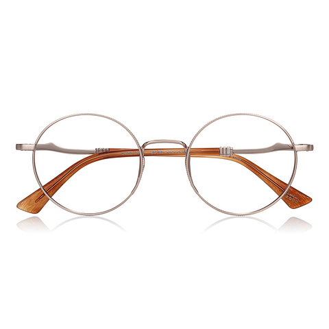 Harry Potter × OWNDAYS Gold Full Rim Round right side