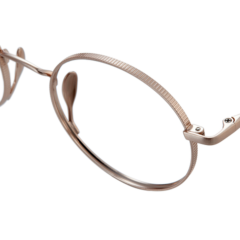 Harry Potter × OWNDAYS Gold Full Rim Round left side