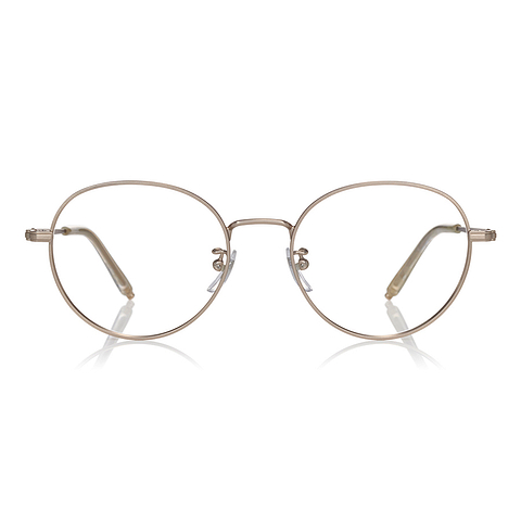 Harry Potter × OWNDAYS Gold Full Rim Boston left side