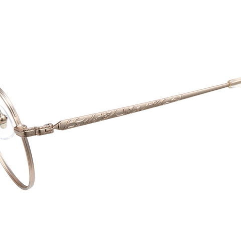 Harry Potter × OWNDAYS Gold Full Rim Boston right side