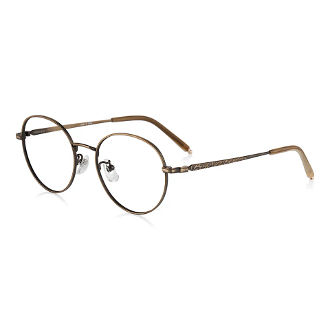 Harry Potter × OWNDAYS Gold Full Rim Boston right side