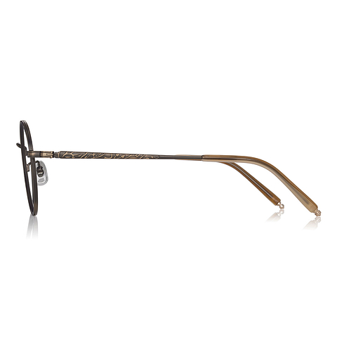 Harry Potter × OWNDAYS Gold Full Rim Boston left side