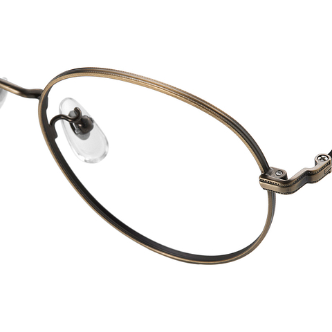 Harry Potter × OWNDAYS Gold Full Rim Boston right side