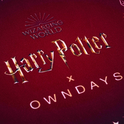 Harry Potter × OWNDAYS Gold Full Rim Round right side