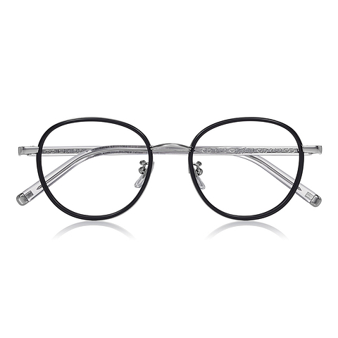 Harry Potter × OWNDAYS Black Full Rim Boston right side